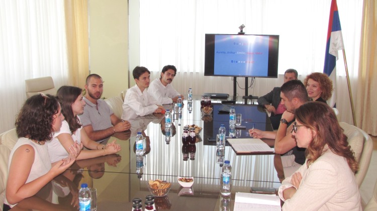 Студенти из Француске у посјети Министарству финансија Републике Српске