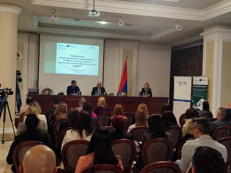 Kонференцијa „Развој друштвеног предузетништва у Републици Српској: искуства, перспективе и јачање локалног система подршке“ 