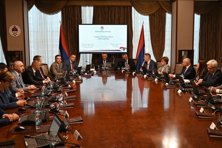 Одржана прва сједница Владе Републике Српске