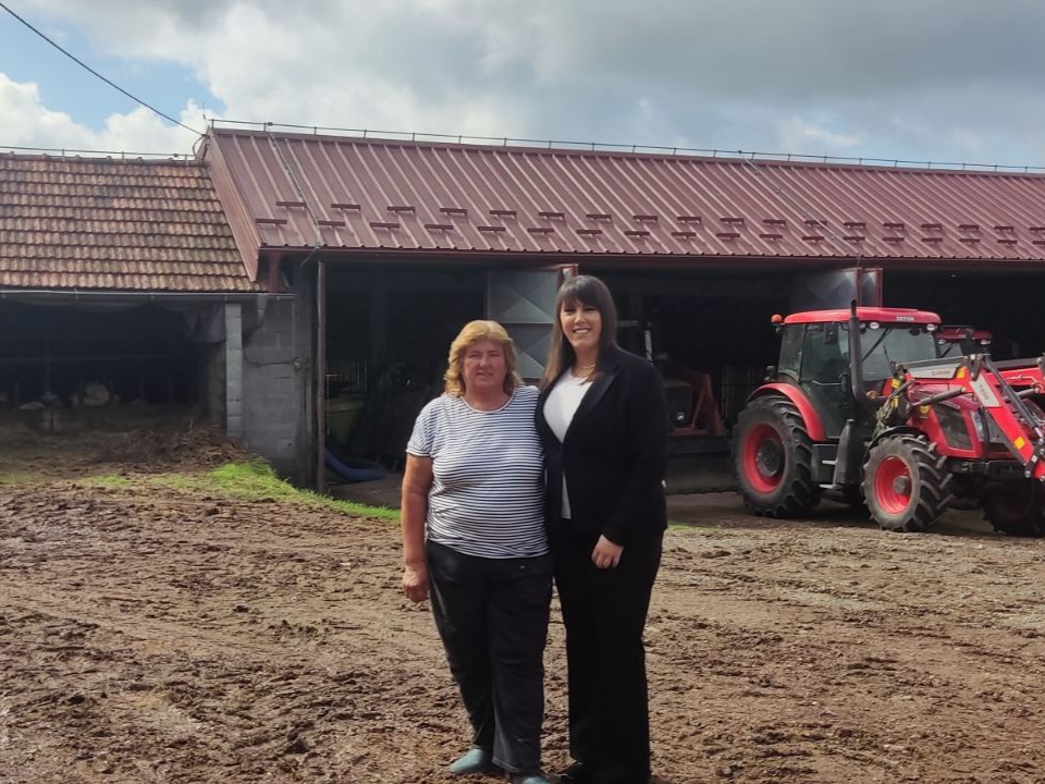 Обилазак пољопривредног газдинства чији је носилац снажна и успјешна жена - Винка Савић из Верића